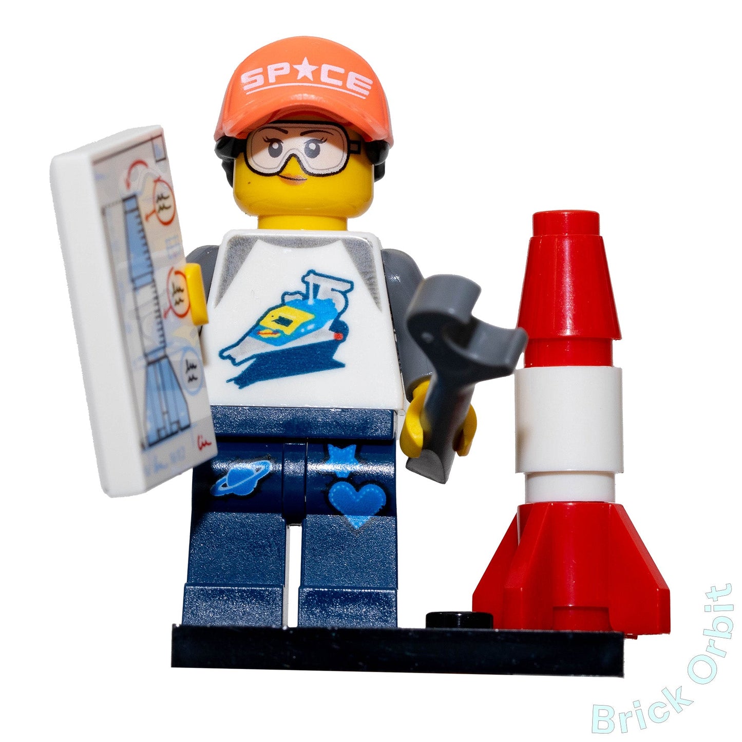 Genuine SPACE FAN (col363) - Collectible Minifigures - Used LEGO® Minifigure - Product Image from Brick Orbit