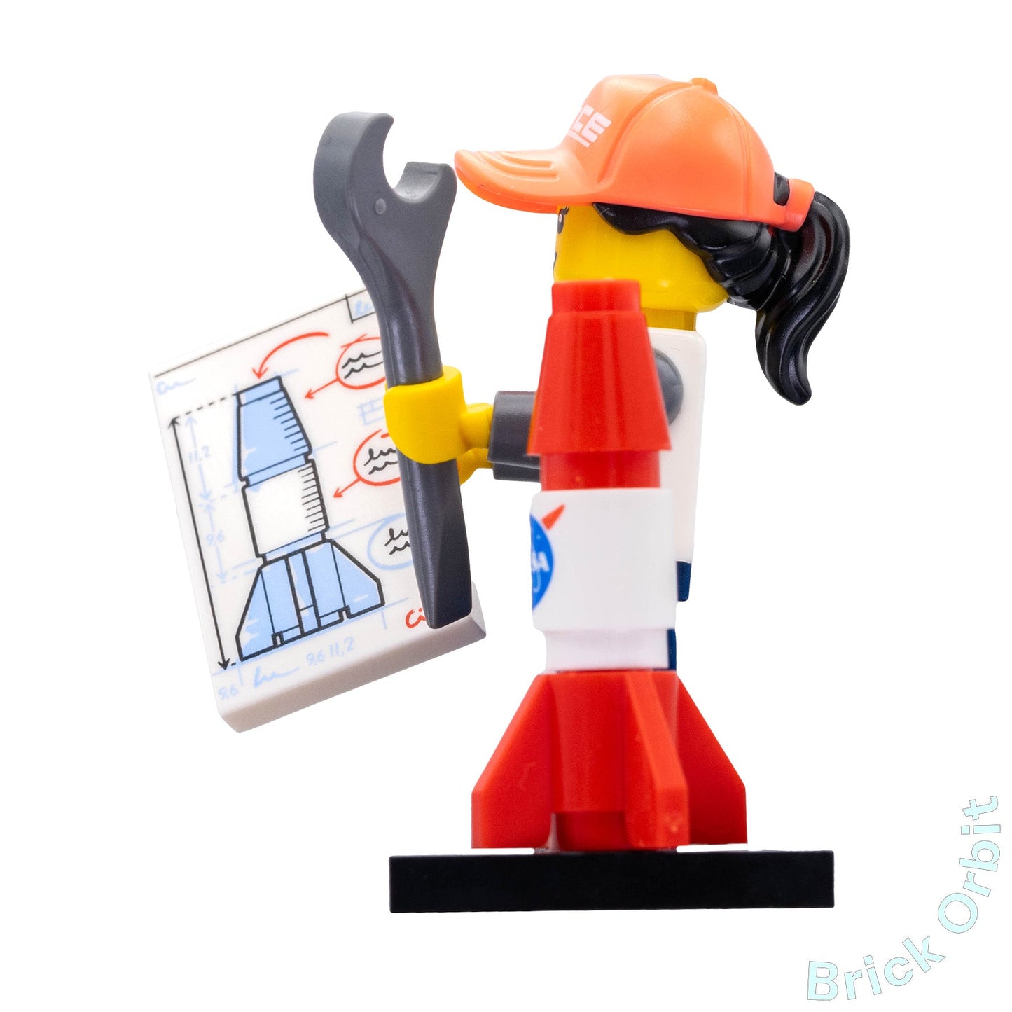 Genuine SPACE FAN (col363) - Collectible Minifigures - Used LEGO® Minifigure - Product Image from Brick Orbit
