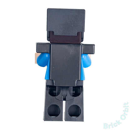 Genuine STEVE WITH ARMOUR (min098) - Minecraft - Used LEGO® Minifigure from set 21172 - 1 - Product Image from Brick Orbit