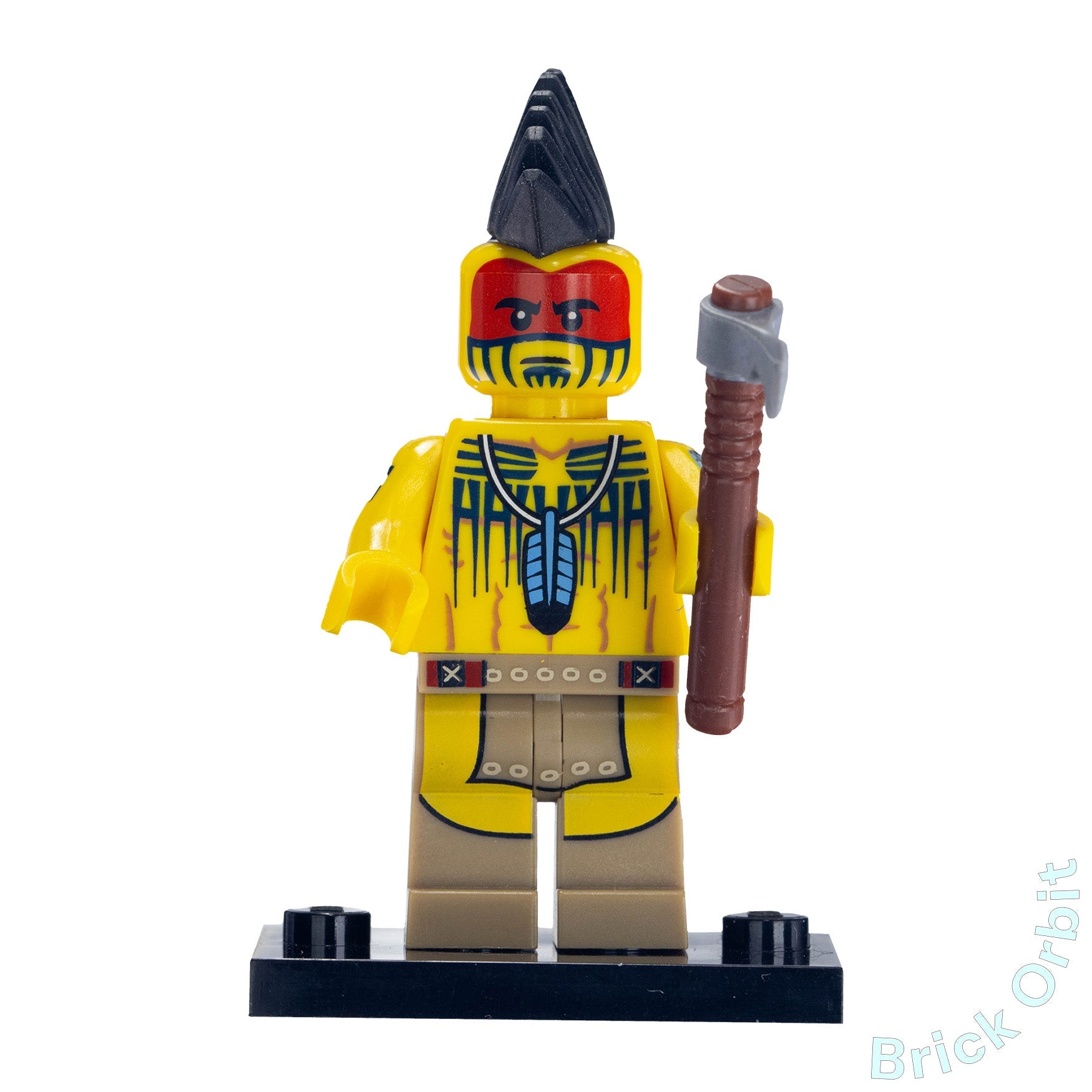 Genuine TOMAHAWK WARRIOR, SERIES 10 (col149) - Collectible Minifigures - Used LEGO¨ Minifigure - Product Image from Brick Orbit