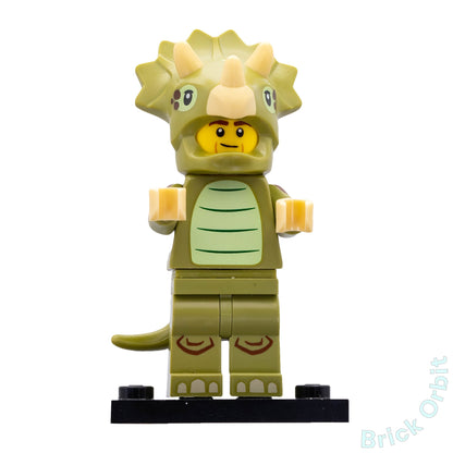 Genuine TRICERATOPS COSTUME FAN, SERIES 25 (col431) - Collectable Minifigures - New LEGO® Minifigure - Product Image from Brick Orbit