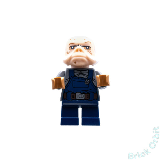 Genuine UGNAUGHT (DARK BLUE OVERALLS) (sw0710) - Star Wars - Used LEGO® Minifigure from set 75137-1 - Product Image from Brick Orbit