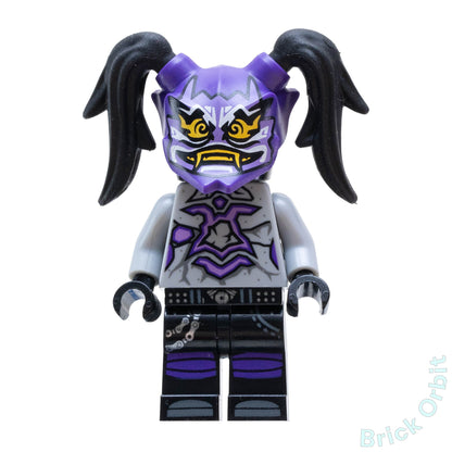 Genuine ULTRA VIOLET (ONI MASK OF HATRED) (njo397) - Ninjago - Used LEGO® Minifigure from set 70641 - 1 - Product Image from Brick Orbit
