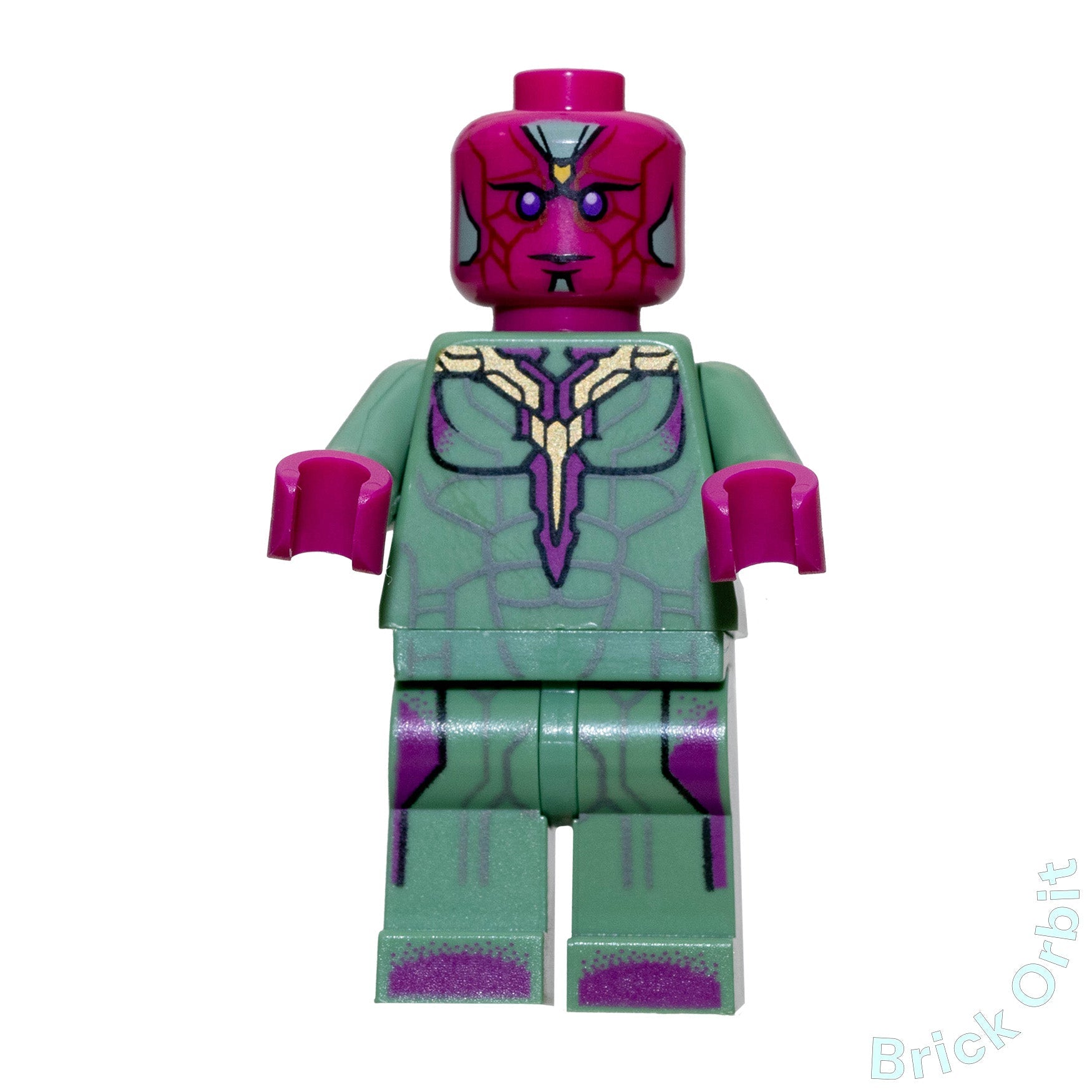 Genuine VISION (sh178) - Marvel Super Heroes - Used LEGO® Minifigure from set 76032-1 - Product Image from Brick Orbit