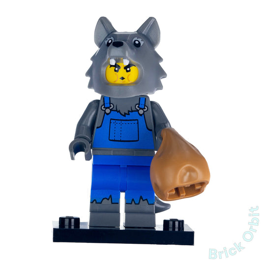 Genuine WOLF COSTUME, SERIES 23 (col405) - Collectible Minifigures - Used LEGO¨ Minifigure - Product Image from Brick Orbit