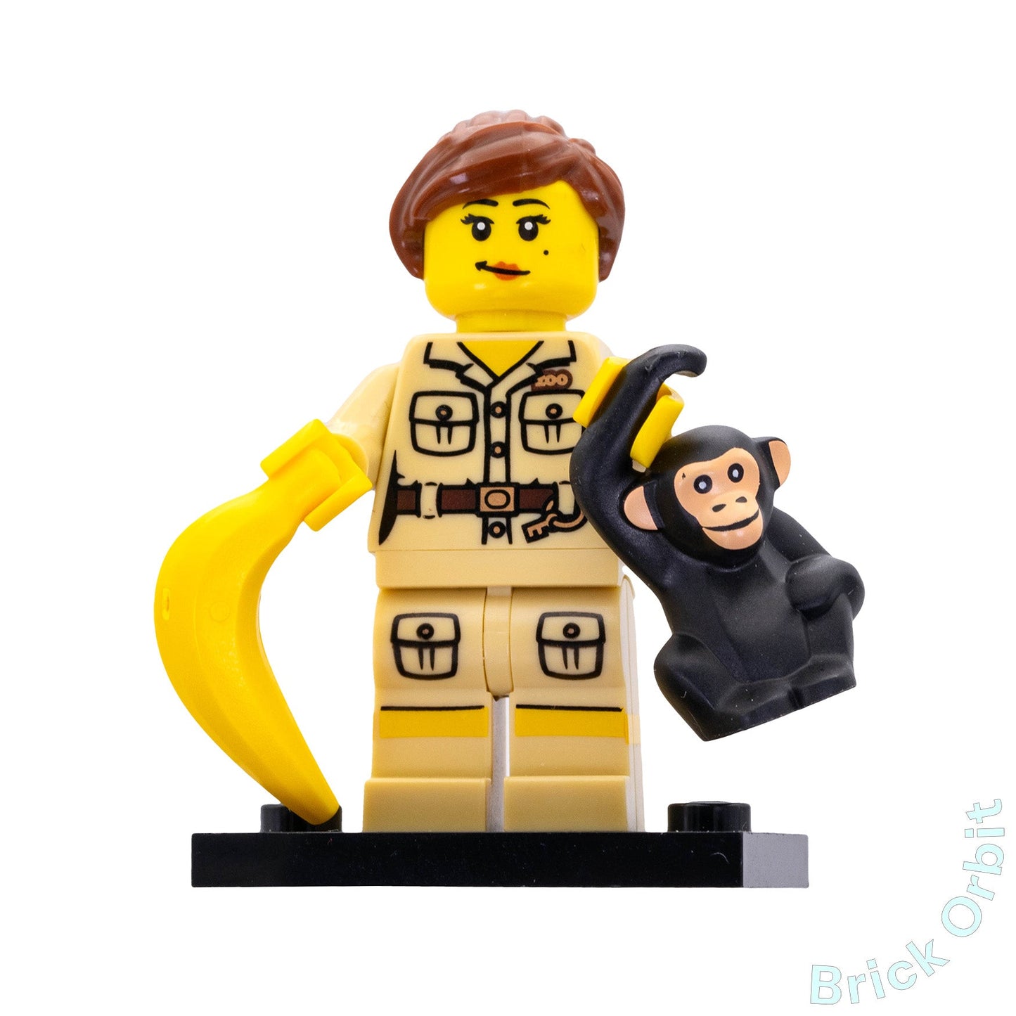 Genuine ZOOKEEPER, SERIES 5 (col071) - Collectible Minifigures - Used LEGO® Minifigure - Product Image from Brick Orbit