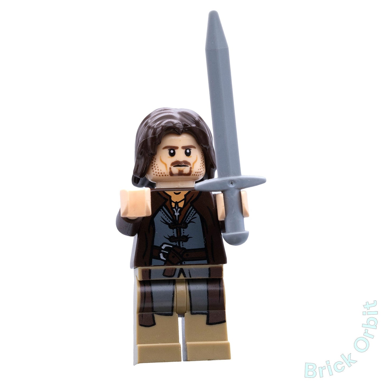 Genuine ARAGORN (lor017) - The Hobbit And The Lord Of The Rings - Used LEGO® Minifigure - Product Image from Brick Orbit