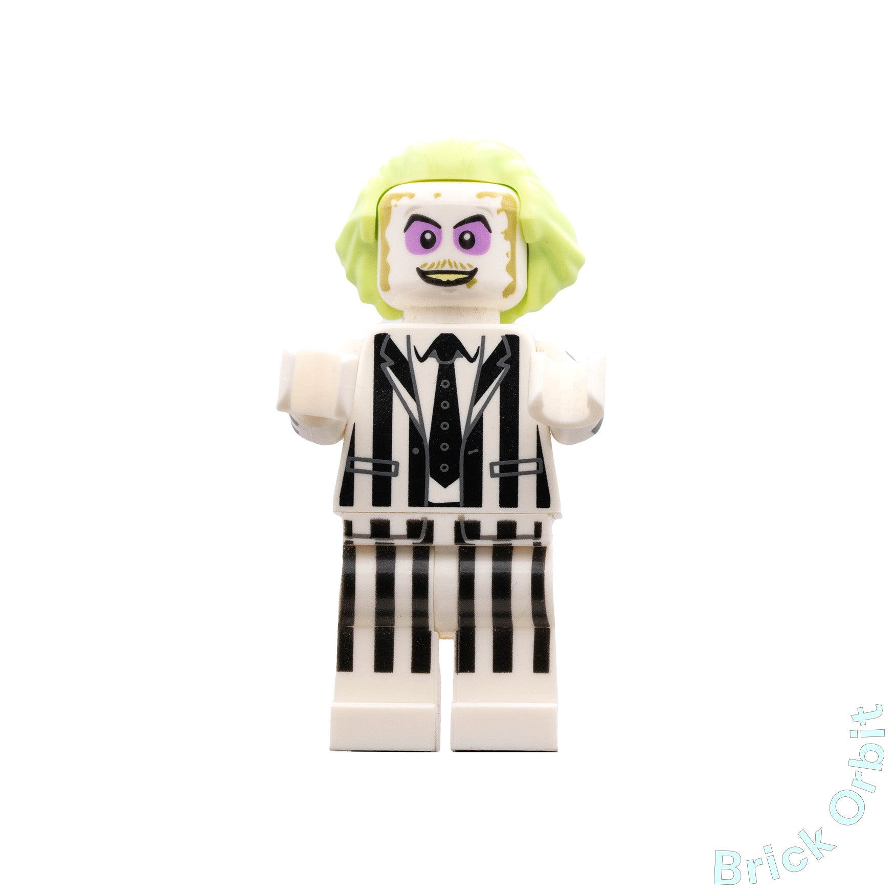 Genuine BEETLEJUICE (dim050) - Dimensions - Used LEGO® Minifigure from set 71349-1 - Product Image from Brick Orbit