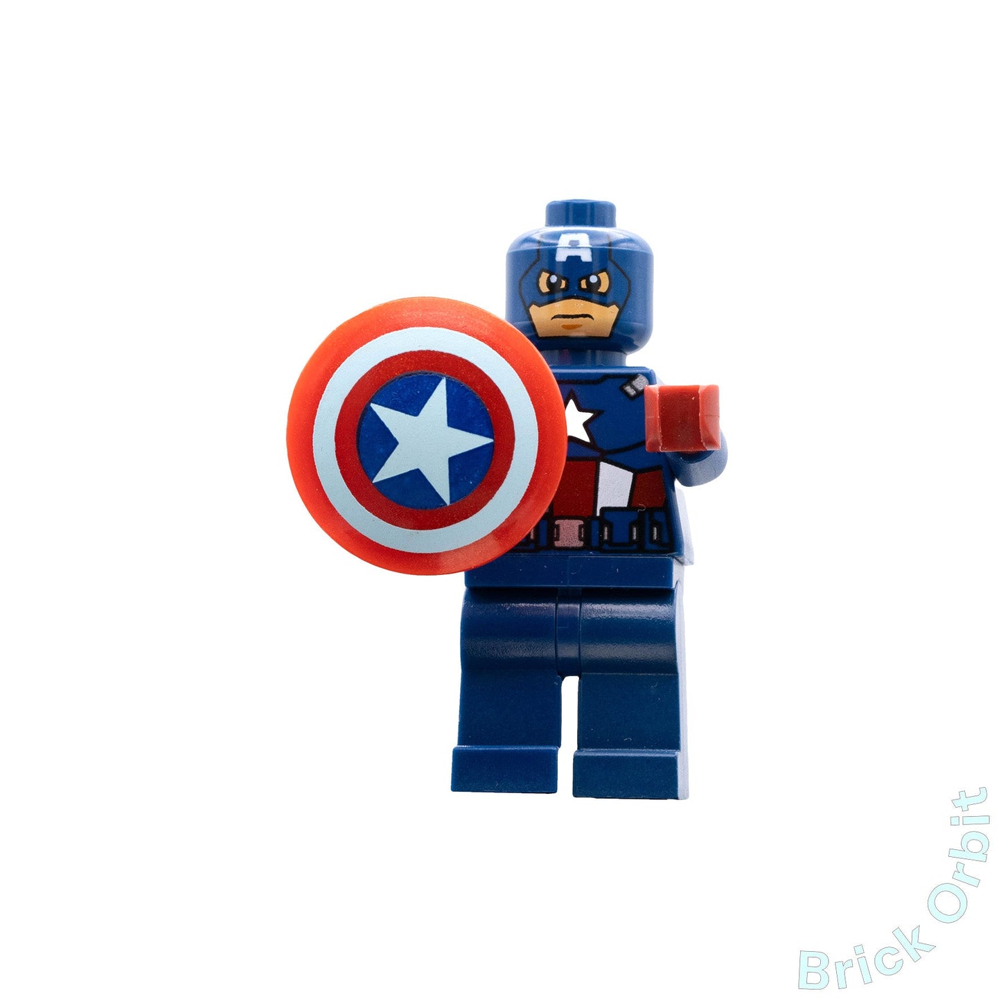 Genuine CAPTAIN AMERICA (sh014) - Marvel Super Heroes - Used LEGO® Minifigure from set 6865-1 - Product Image from Brick Orbit