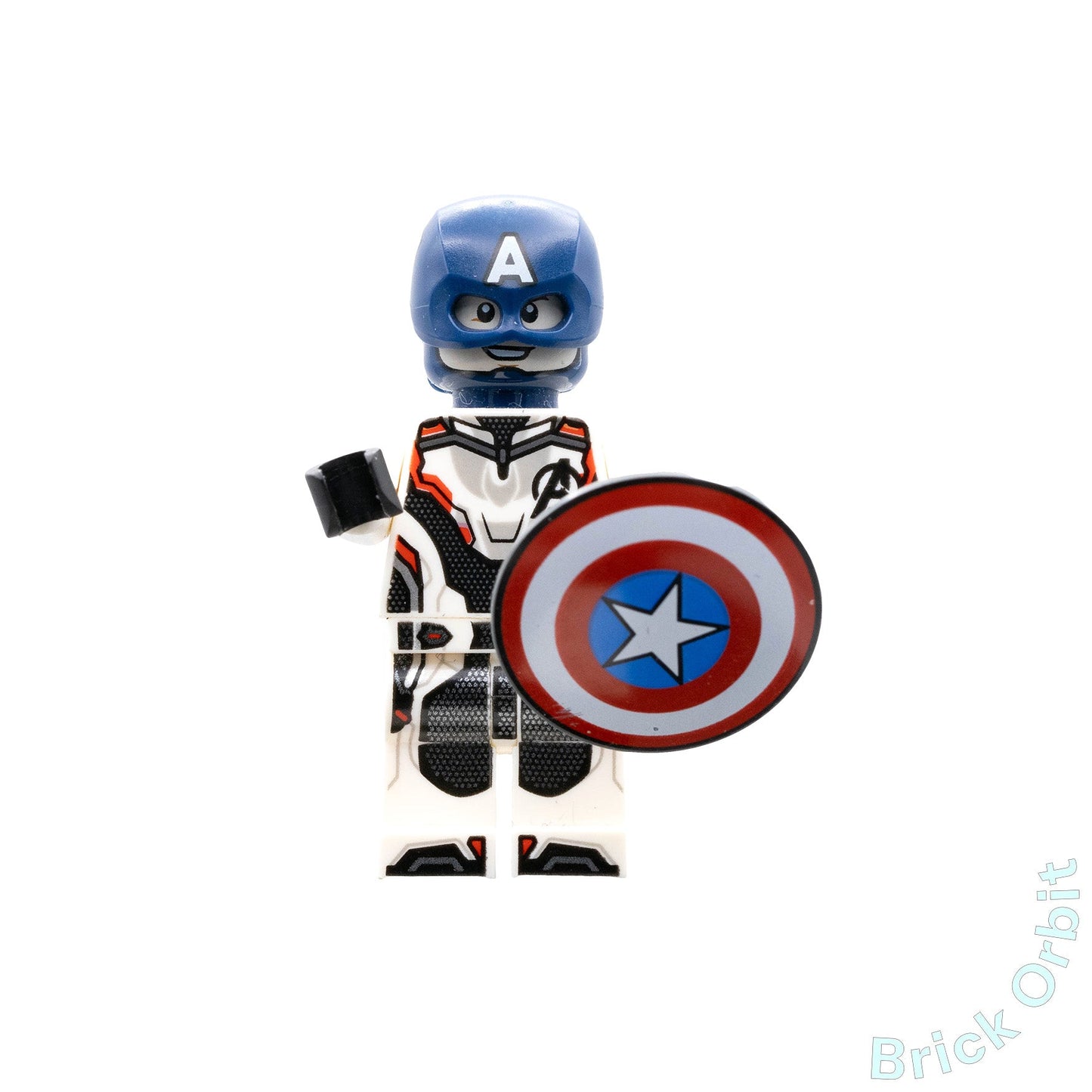 Genuine CAPTAIN AMERICA (sh560) - Marvel Super Heroes - Used LEGO® Minifigure from set 76123-1 - Product Image from Brick Orbit