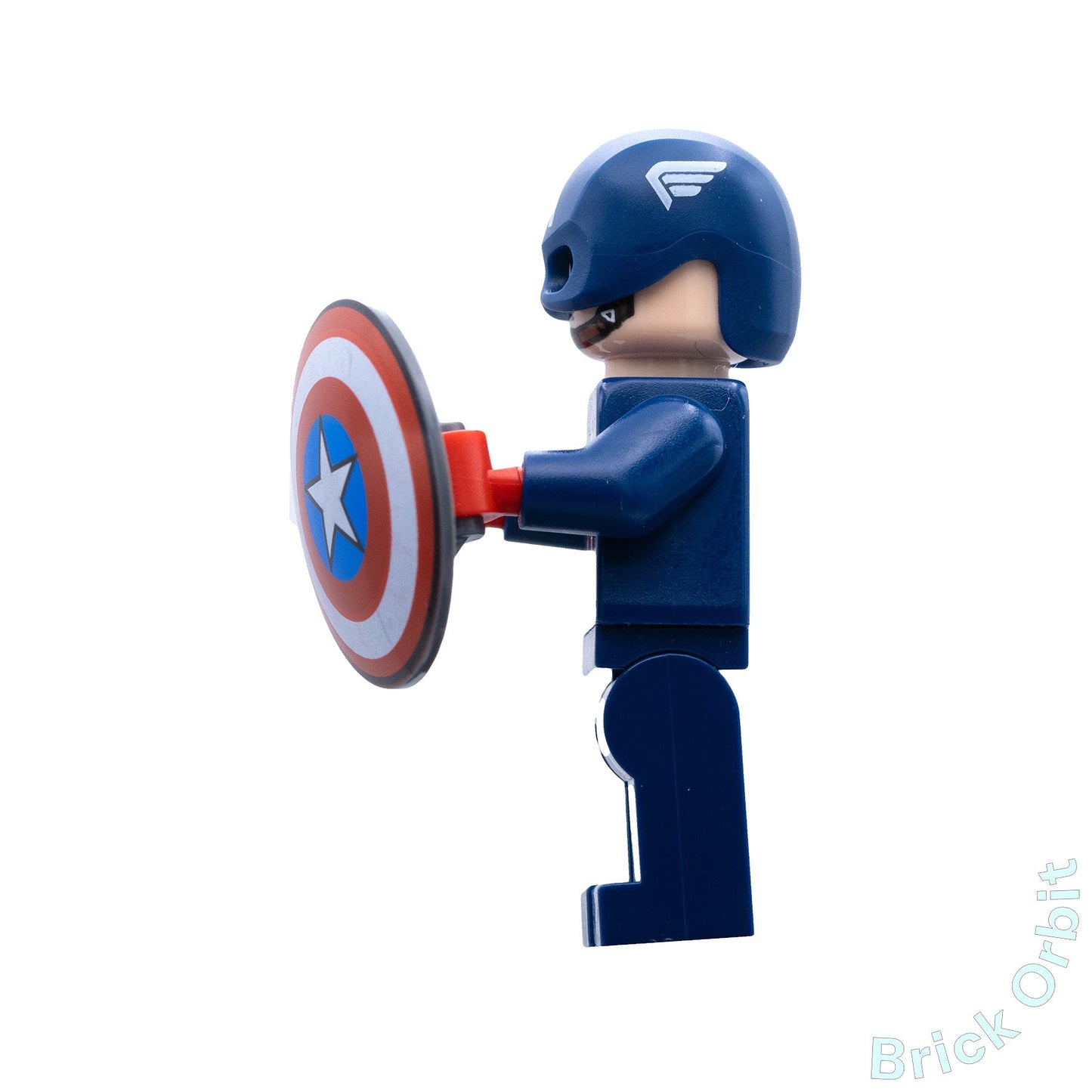 Genuine CAPTAIN AMERICA (sh686) - Marvel Super Heroes - Used LEGO® Minifigure from set 76168-1 - Product Image from Brick Orbit