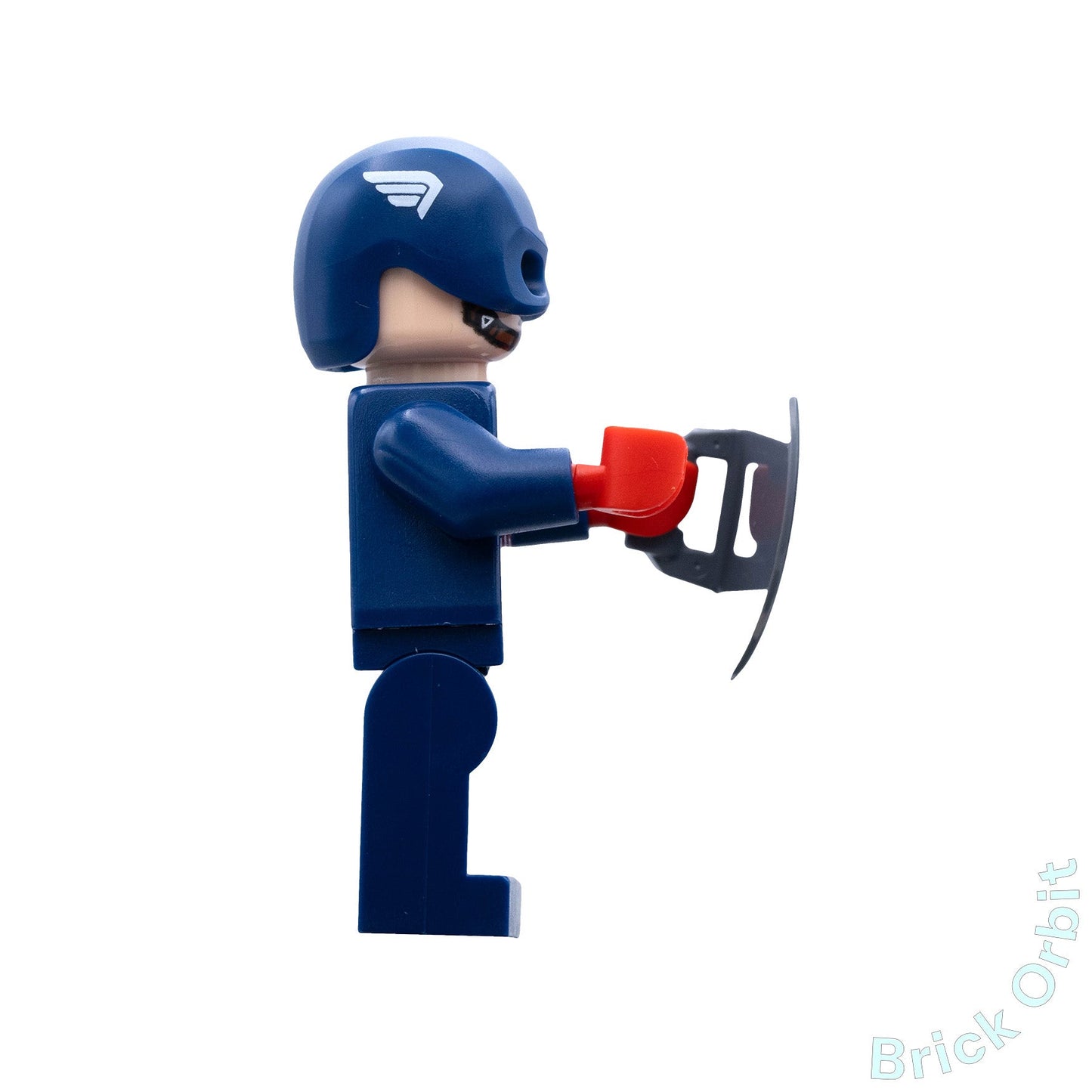 Genuine CAPTAIN AMERICA (sh686) - Marvel Super Heroes - Used LEGO® Minifigure from set 76168-1 - Product Image from Brick Orbit