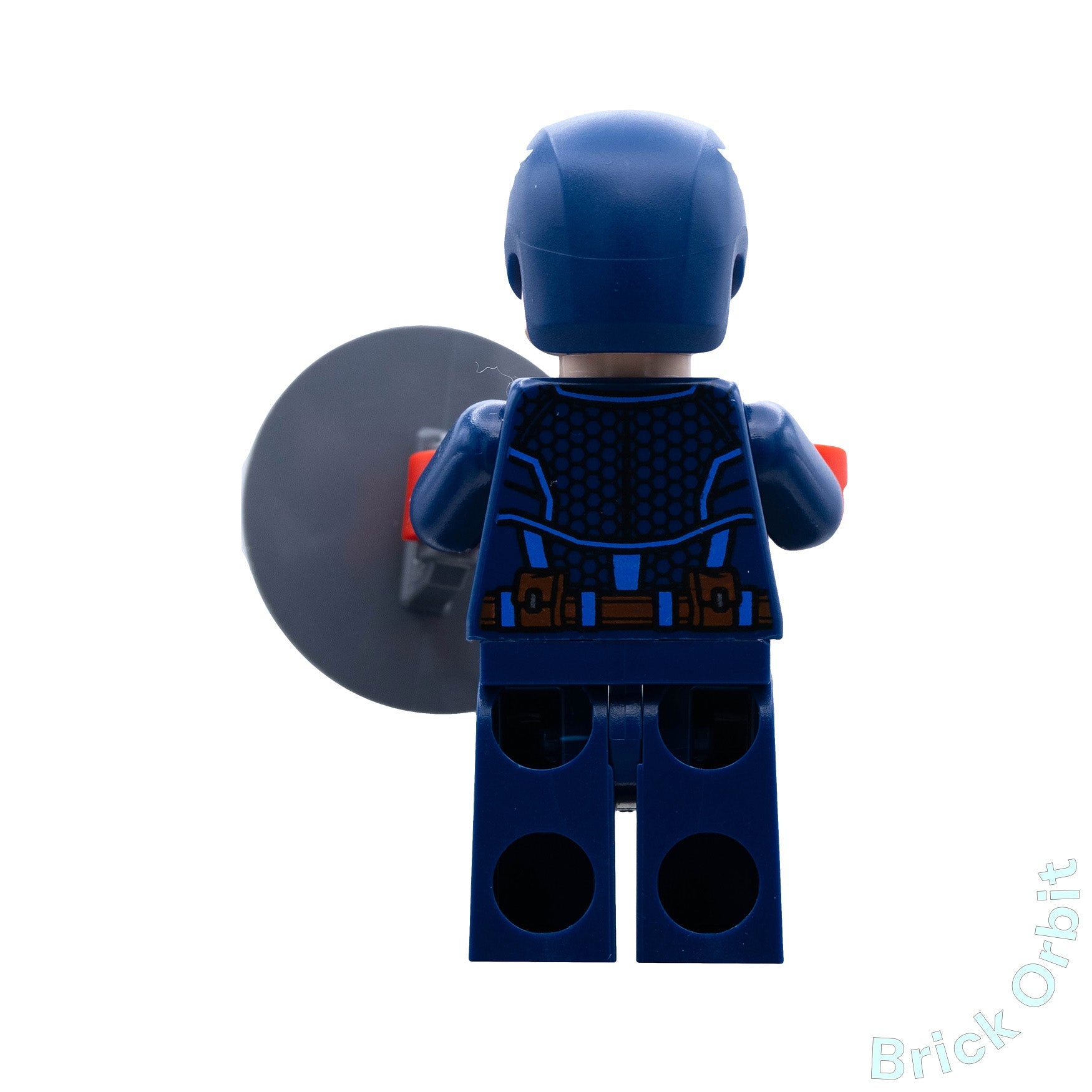 Genuine CAPTAIN AMERICA (sh686) - Marvel Super Heroes - Used LEGO® Minifigure from set 76168-1 - Product Image from Brick Orbit