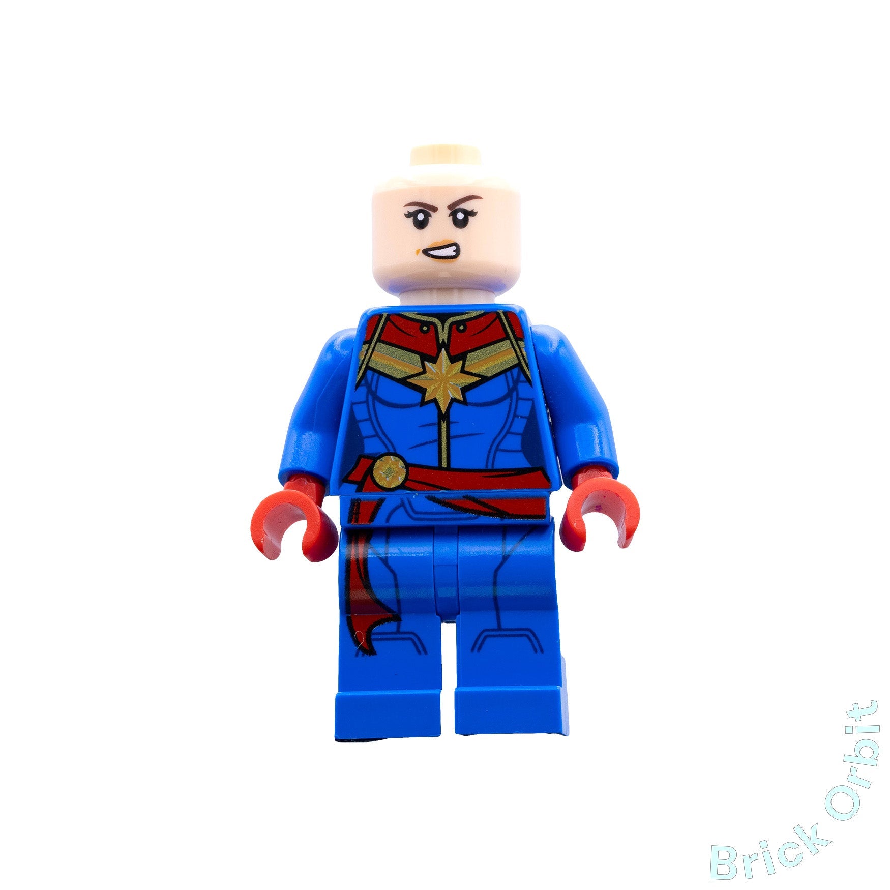 Genuine CAPTAIN MARVEL (sh641) - Marvel Super Heroes - Used LEGO® Minifigure - Product Image from Brick Orbit