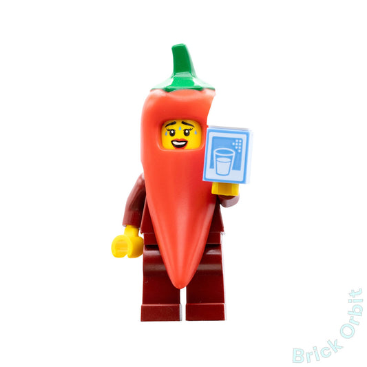 Genuine CHILI COSTUME FAN (col387) - Collectible Minifigures - Used LEGO® Minifigure - Product Image from Brick Orbit