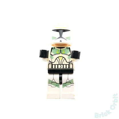 Genuine CLONE TROOPER, HORN COMPANY (PHASE 1) (sw0298) - Star Wars - Used LEGO® Minifigure from set 7913-1 - Product Image from Brick Orbit