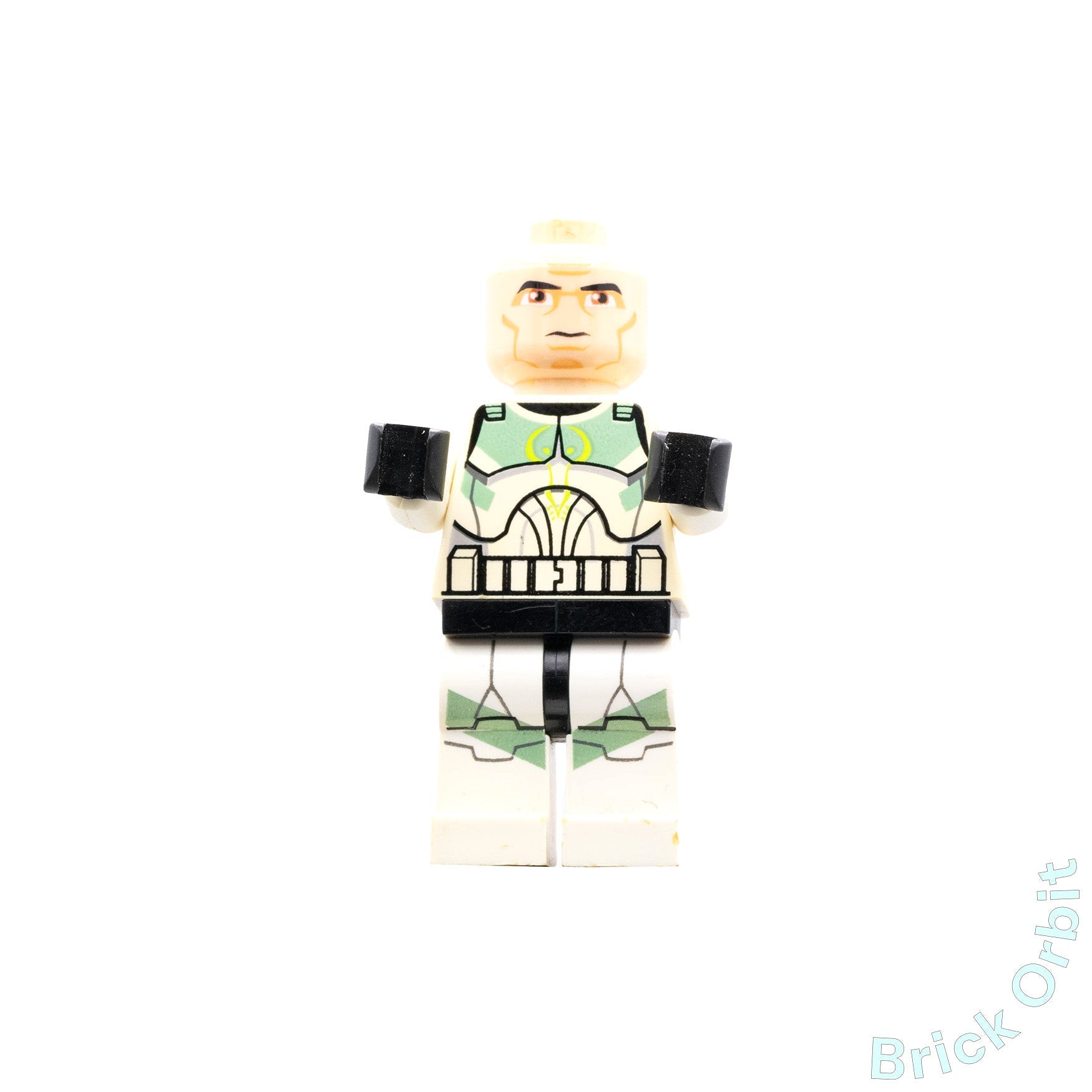 Genuine CLONE TROOPER, HORN COMPANY (PHASE 1) (sw0298) - Star Wars - Used LEGO® Minifigure from set 7913-1 - Product Image from Brick Orbit
