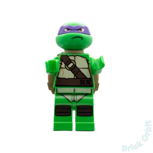 Genuine DONATELLO, FROWN (tnt019) - Teenage Mutant Ninja Turtles - Used LEGO® Minifigure from set 79101-1 - Product Image from Brick Orbit