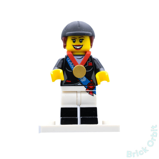 Genuine HORSEBACK RIDER, TEAM GB (tgb008) - Collectible Minifigures - Used LEGO® Minifigure - Product Image from Brick Orbit