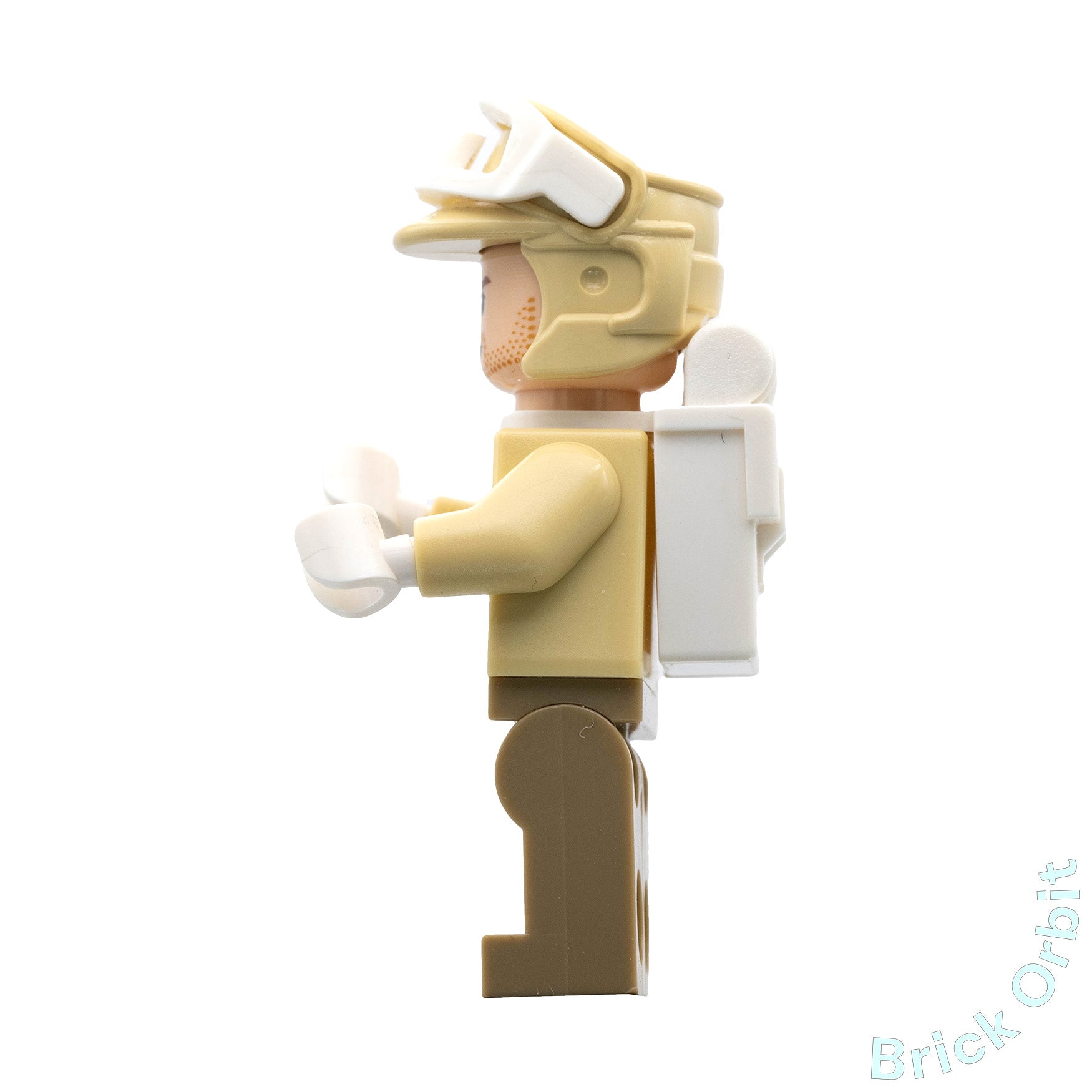 Genuine HOTH REBEL TROOPER TAN UNIFORM (STUBBLE) (sw0462) - Star Wars - Used LEGO® Minifigure from set 75014-1 - Product Image from Brick Orbit