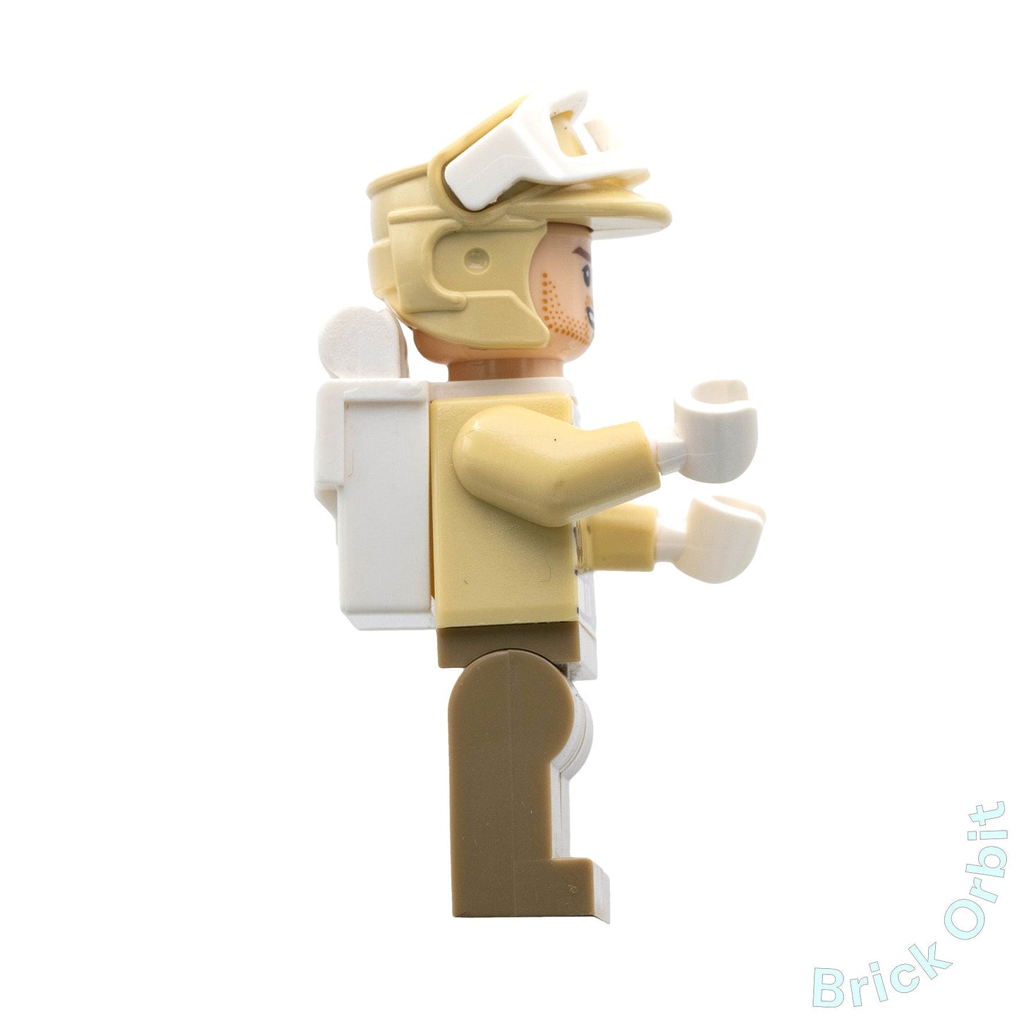 Genuine HOTH REBEL TROOPER TAN UNIFORM (STUBBLE) (sw0462) - Star Wars - Used LEGO® Minifigure from set 75014-1 - Product Image from Brick Orbit