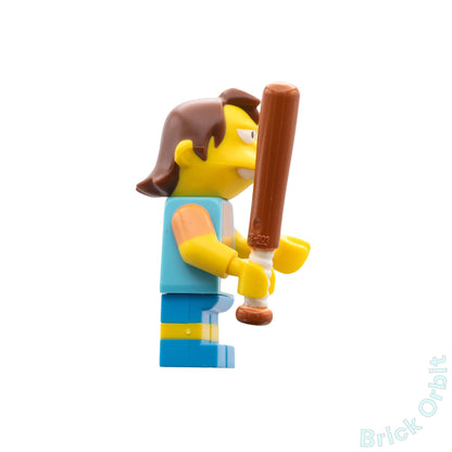 Genuine NELSON MUNTZ, THE SIMPSONS, SERIES 1 (sim018) - Collectible Minifigures - Used LEGO® Minifigure - Product Image from Brick Orbit