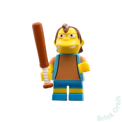 Genuine NELSON MUNTZ, THE SIMPSONS, SERIES 1 (sim018) - Collectible Minifigures - Used LEGO® Minifigure - Product Image from Brick Orbit