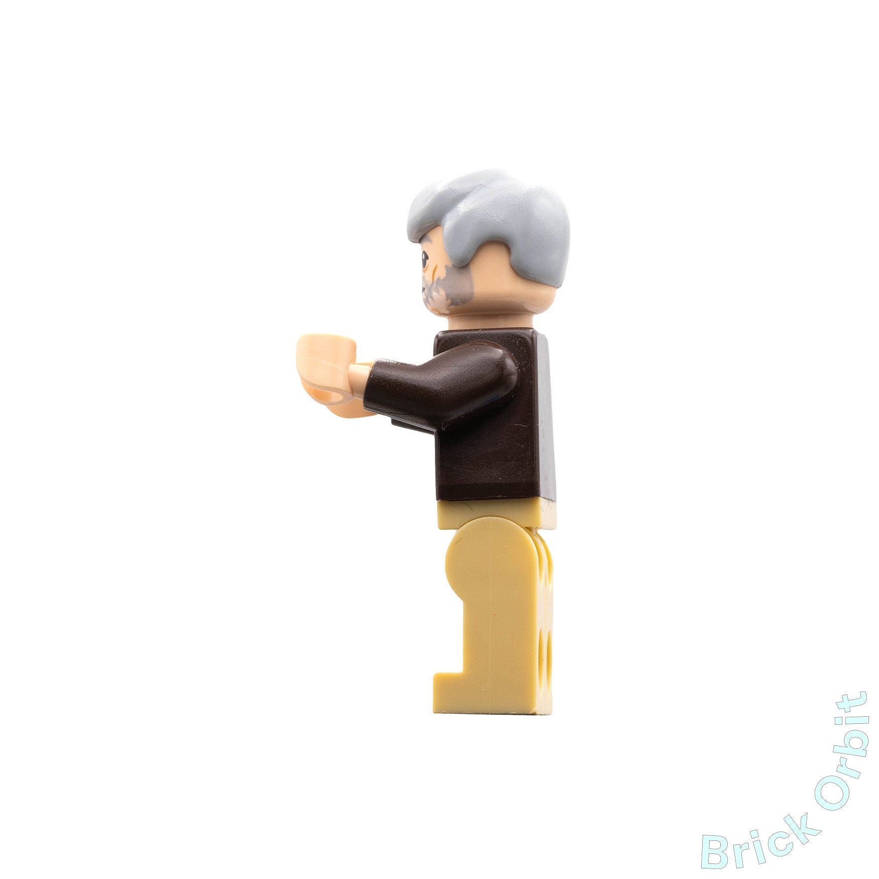 Genuine OBI-WAN KENOBI (DARK BROWN HOODED COAT) (sw0552) - Star Wars - Used LEGO® Minifigure - Product Image from Brick Orbit