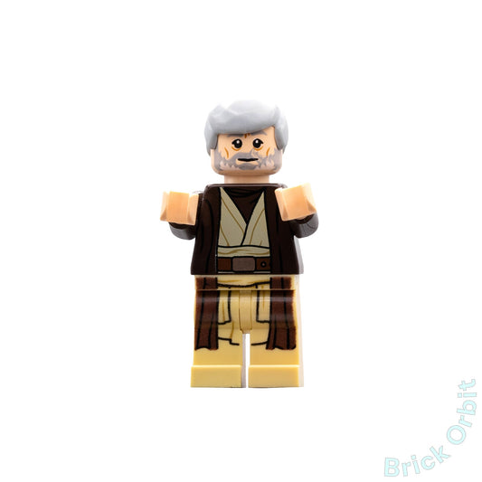 Genuine OBI-WAN KENOBI (DARK BROWN HOODED COAT) (sw0552) - Star Wars - Used LEGO® Minifigure - Product Image from Brick Orbit