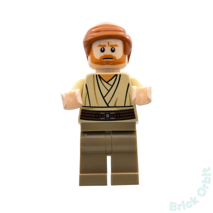 Genuine OBI-WAN KENOBI (DARK TAN LEGS) (sw0362) - Star Wars - Used LEGO® Minifigure from set 9494-1 - Brick Orbit Product Image