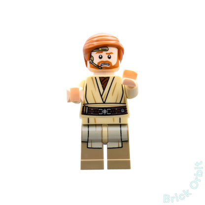Genuine OBI-WAN KENOBI (HEADSET) (sw0704) - Star Wars - Used LEGO® Minifigure from set 75135-1 - Product Image from Brick Orbit