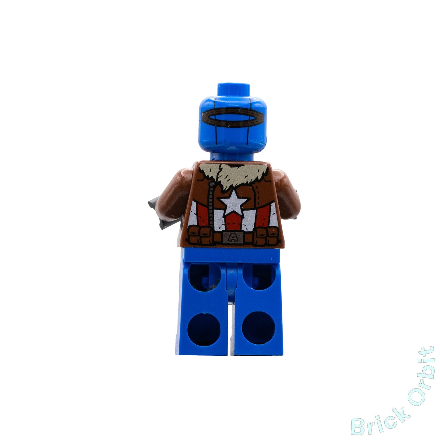 Genuine PILOT CAPTAIN AMERICA (sh374) - Marvel Super Heroes - Used LEGO® Minifigure from set 76076-1 - Product Image from Brick Orbit