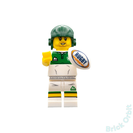 Genuine RUGBY PLAYER (col354) - Collectible Minifigures - Used LEGO® Minifigure - Product Image from Brick Orbit