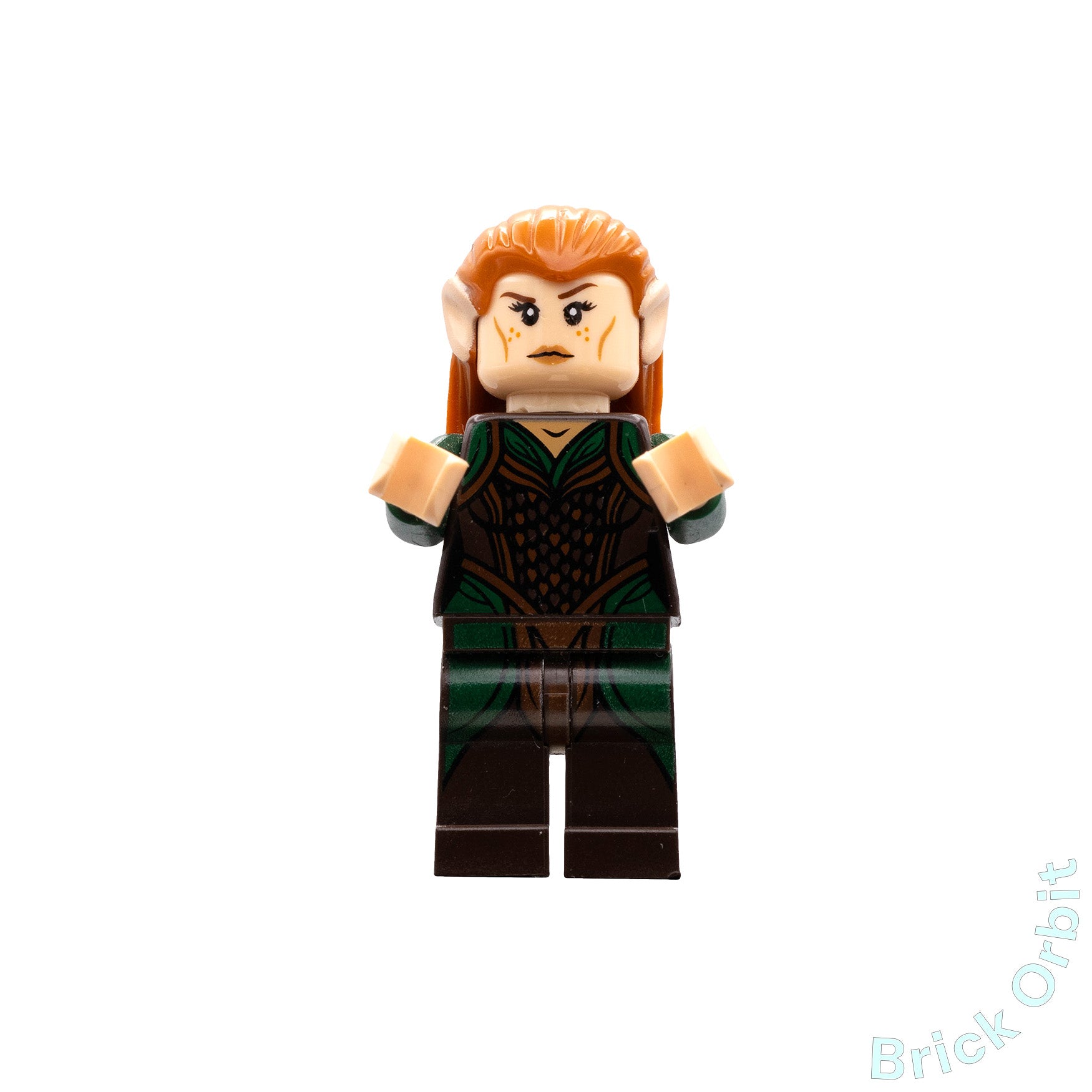 Genuine TAURIEL, DARK GREEN AND DARK BROWN OUTFIT (lor034) - The Hobbit And The Lord Of The Rings - Used LEGO® Minifigure from set 79001-1 - Product Image from Brick Orbit